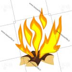 تصویر PNG آتش چهارشنبه سوری