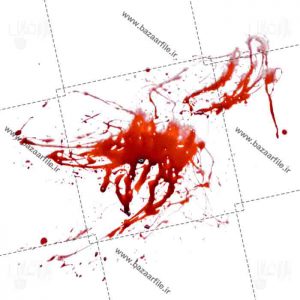 تصویر png خون های ریخته شده قرمز