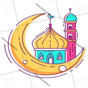 تصویر png کارتونی ماه رمضان