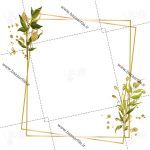 دانلود تصویر png قاب گل