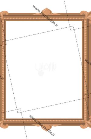 دانلود طرح PNG قاب عکس چوبی