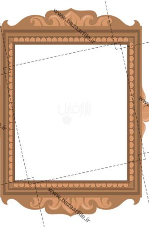 دانلود طرح قاب عکس چوبی PNG