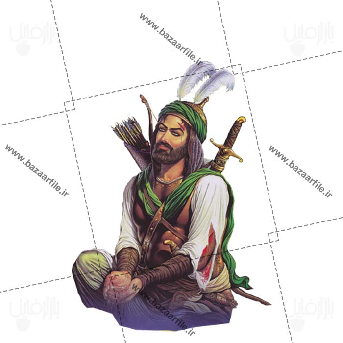 دانلود طراحی عکس حضرت ابوالفضل png
