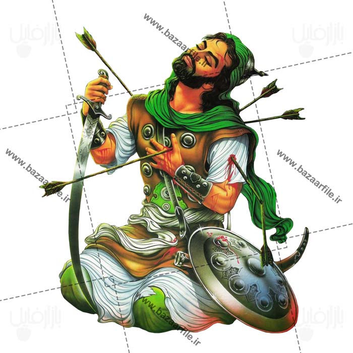 طراحی عکس امام حسین png