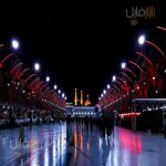تصویر بین الحرمین در شب