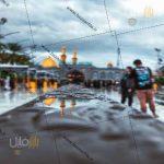 تصویر حرم امام حسین ع زیر باران