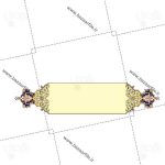 طرح png کادر و زمینه متن اسلیمی