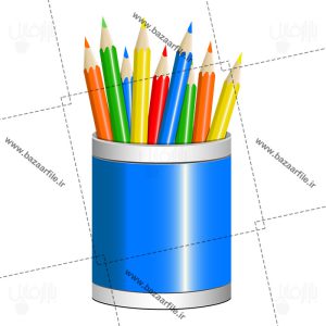 تصویر PNG مجموعه مداد رنگی