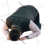 تصویر png مرد در حال سجده