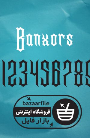 دانلود فونت انگلیسی Banxors