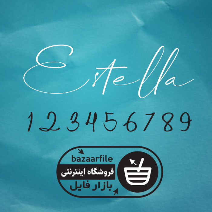 دانلود فونت انگلیسی Estella