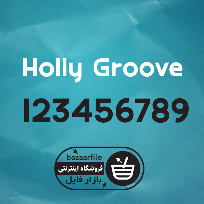 دانلود فونت انگلیسی HollyGroove