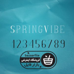 دانلود فونت انگلیسی SpringVibe