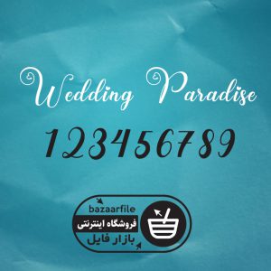 دانلود فونت انگلیسی Wedding Paradise