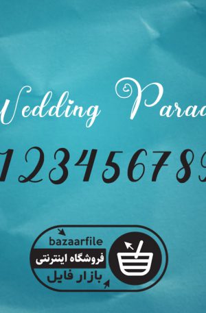 دانلود فونت انگلیسی Wedding Paradise