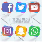 دانلود وکتور آیکون شبکه اجتماعی