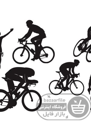 دانلود وکتور دوچرخه سواری