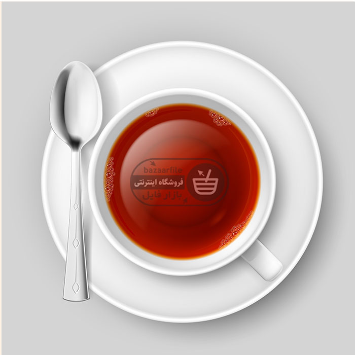 دانلود وکتور فنجان چای