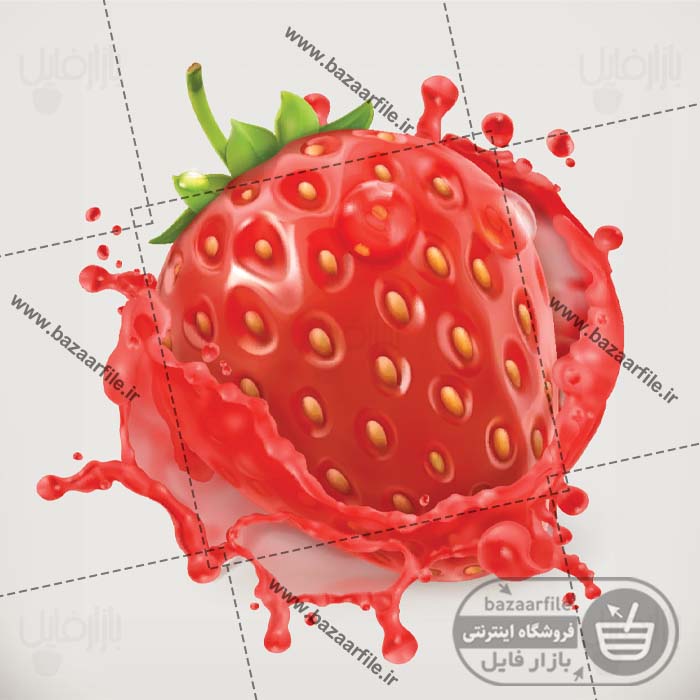 وکتور توت فرنگی