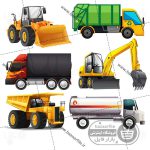 وکتور ماشین های سنگین