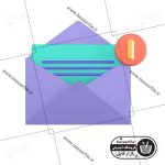 تصویر PNG سه بعدی بازاریابی ایمیلی