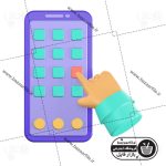 تصویر PNG سه بعدی برنامه های موبایل