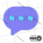 تصویر PNG ایکون سه بعدی اظهار نظر