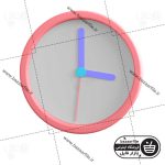 تصویر PNG ایکون سه بعدی ساعت