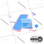 تصویر PNG ایکون سه بعدی شارژ مجدد کارت