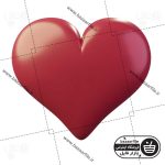تصویر PNG ایکون سه بعدی عشق