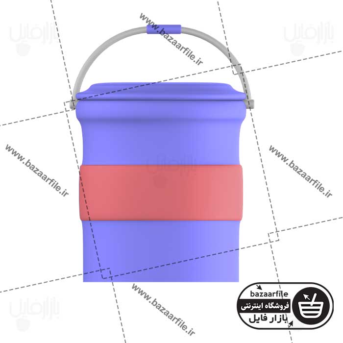 تصویر PNG ایکون سه بعدی قوطی رنگ