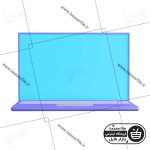 تصویر PNG ایکون سه بعدی لپ تاپ
