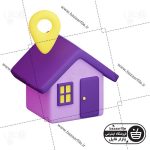 تصویر PNG ایکون سه بعدی موقعیت