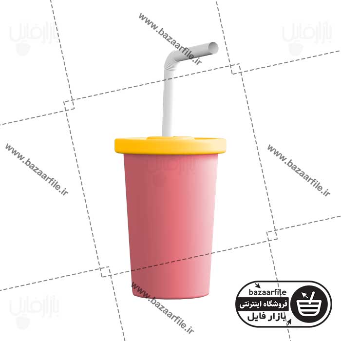 تصویر PNG ایکون سه بعدی نوشیدنی
