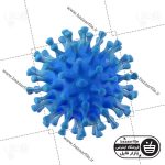 تصویر PNG ایکون سه بعدی ویروس