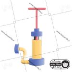 تصویر PNG ایکون سه بعدی پمپ
