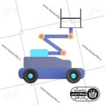 تصویر PNG سه بعدی بالا بر بوم