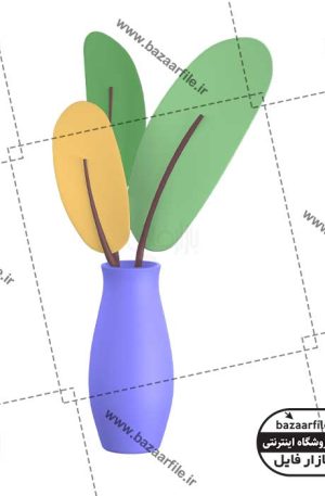 دانلود تصویر PNG ایکون سه بعدی گل
