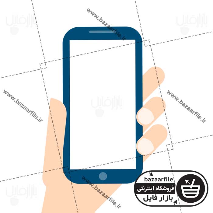 دانلود تصویر دوربری شده گوشی در دست