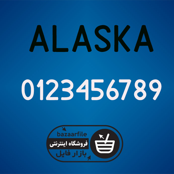 دانلود فونت انگلیسی Alaska
