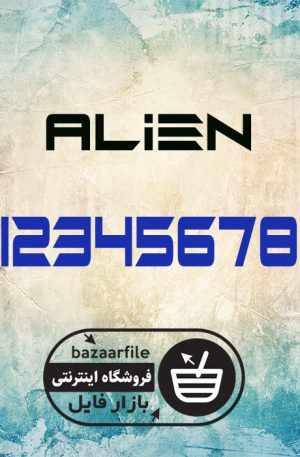 دانلود فونت انگلیسی Alien