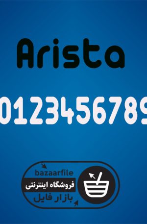 دانلود فونت انگلیسی Arista