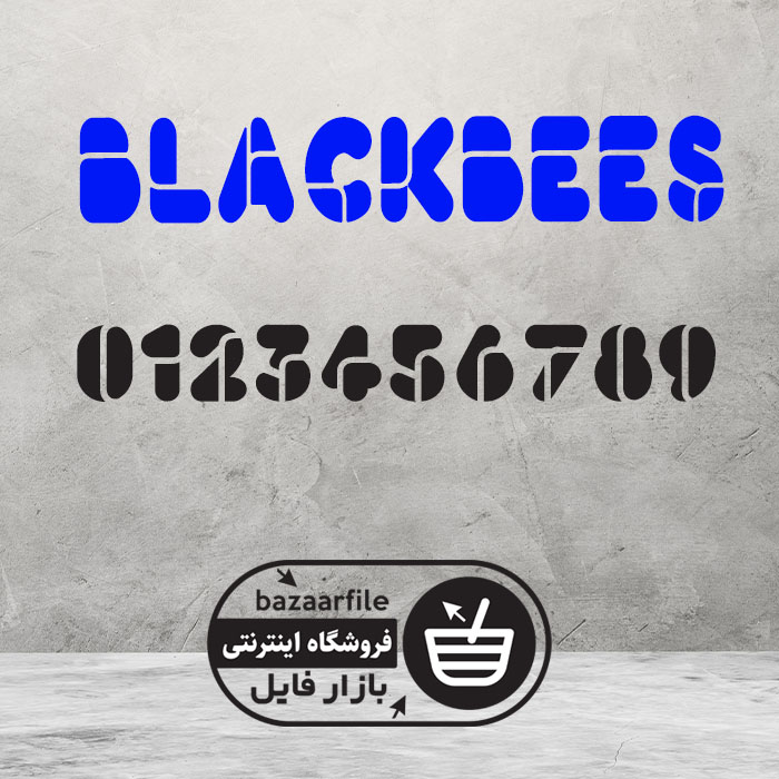 دانلود فونت انگلیسی BlackBees