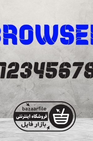 دانلود فونت انگلیسی Browser