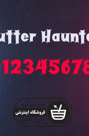 دانلود فونت انگلیسی Butter Haunted