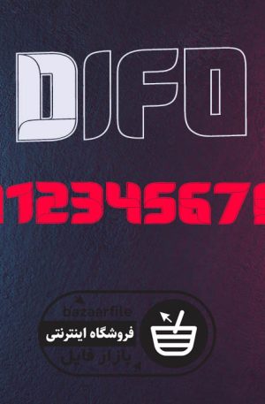 دانلود فونت انگلیسی Difo