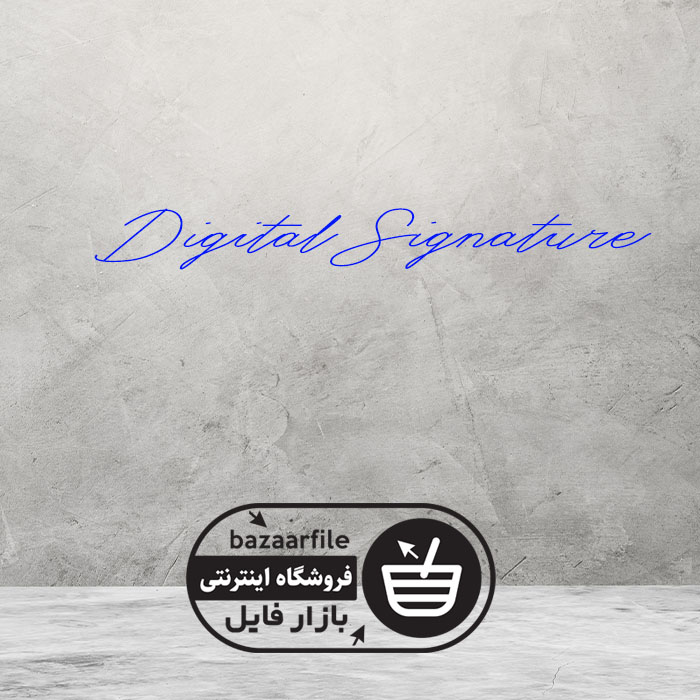 دانلود فونت انگلیسی Digital Signature