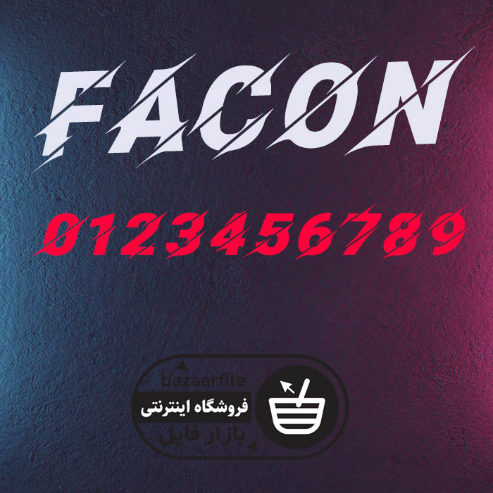 دانلود فونت انگلیسی Facon