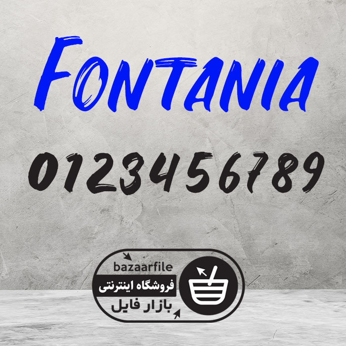 دانلود فونت انگلیسی Fontania