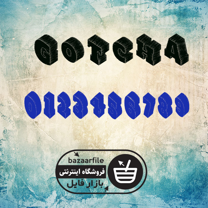 دانلود فونت انگلیسی Gotcha